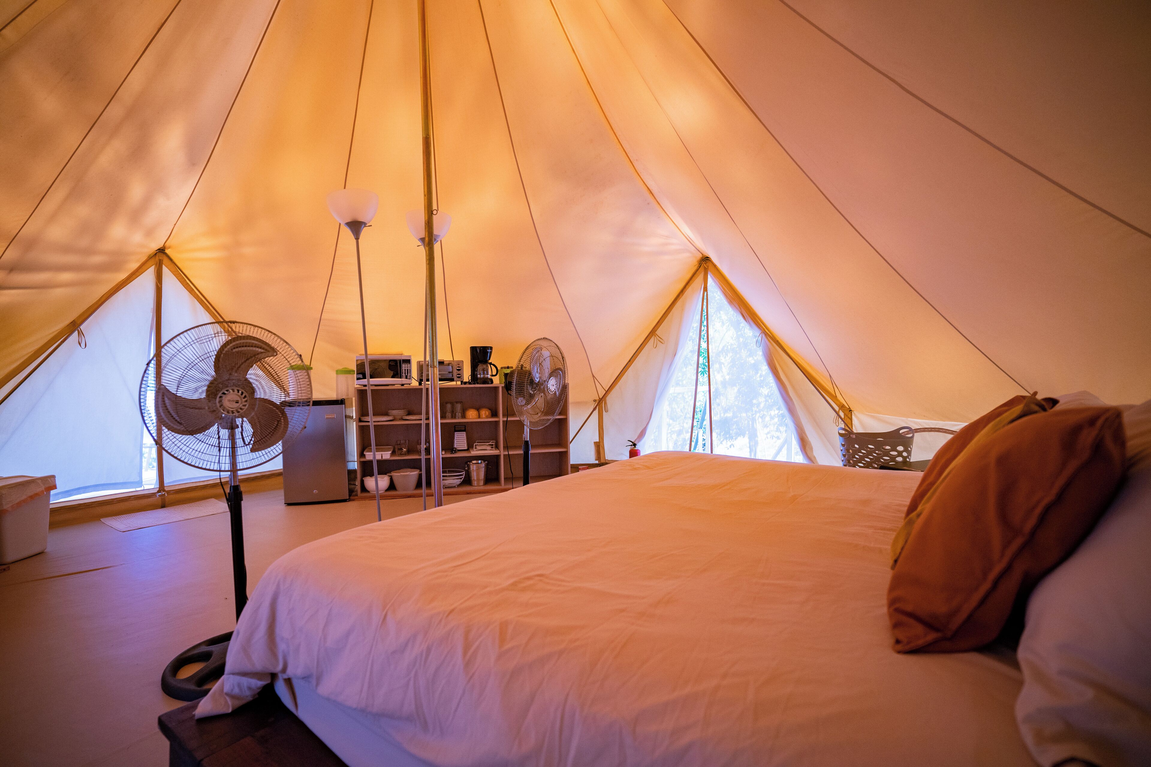 Telt – honeymoon | Individuelt dekorert, individuelt innredet og wi-fi (inkludert)