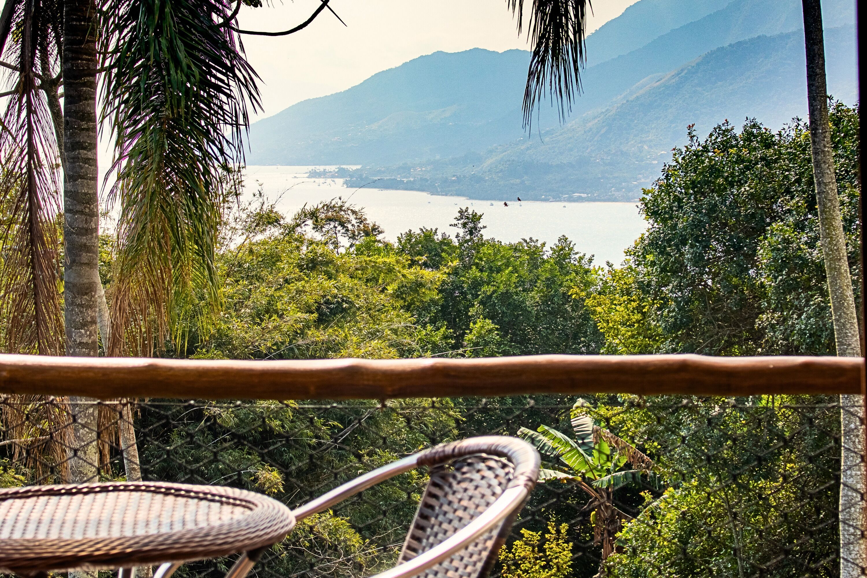 Cabane Deluxe, vue partielle sur la mer | Vue de la chambre