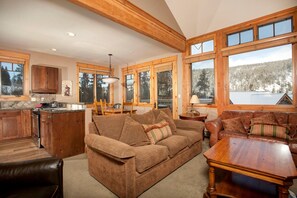 TV, fireplace, DVD player - Gorgeous Ski Escape with Fireplace and Balcony (Keystone)