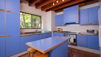 House | Private kitchen | Full-sized fridge, microwave, oven, stovetop