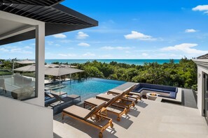 Pool - TC Villas -Alizee Villa -Modern Family Retreat w/ Pool and Private Beach Path (Providenciales)