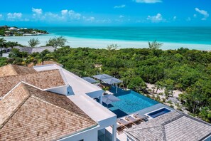 Exterior - TC Villas -Alizee Villa -Modern Family Retreat w/ Pool and Private Beach Path (Providenciales)