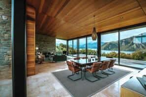 Luxury House, 3 Bedrooms, Lake View | Dining room - Aurum - Luxury Villa - Lake Views (Wanaka)