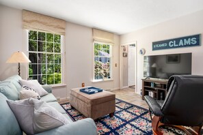 Télévision, cheminée