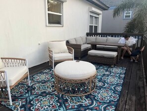 Outdoor dining - "South Padre Island Family Retreat with Private Pool & Walk to the Beach" (South Padre Island)