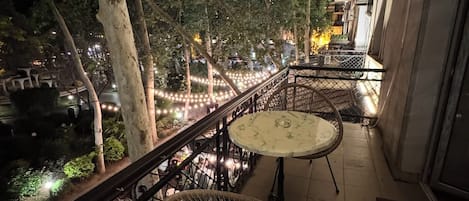 City Apartment, Park View | Balcony view