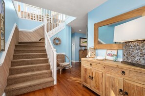 Interior - Wanderer's Rest: Oceanside, Private Pool, Hot Tub, Close to Beach! (Nags Head)