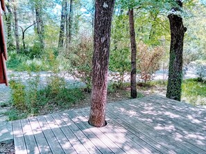Terrace/patio - Chalet dans camping à Camon (Ariège) (Camon)