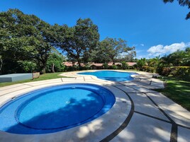 3 outdoor pools, sun loungers