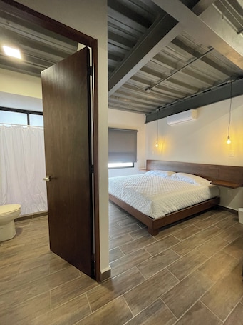 Apartamento conforto, vista para a cidade | 1 quarto, frigobar, cofres nos quartos, escrivaninha. Torre Yaxche 39