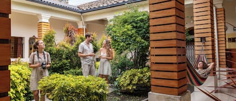 Habitación Confort, vista al jardín | Vista desde la habitación