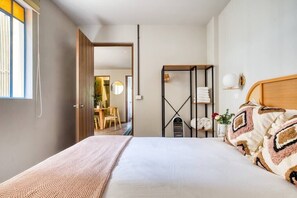 2 quartos, berço de viagem, Wi-Fi, roupa de cama