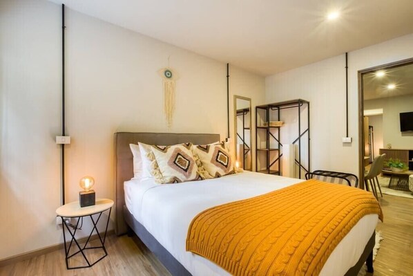 2 makuuhuonetta, vauvan matkasänky, Wi-Fi, vuodevaatteet