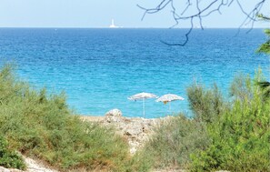 Vlak bij het strand