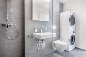 Hair dryer, towels