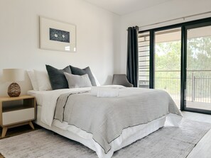 Individually decorated, individually furnished, iron/ironing board