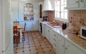 Kühlschrank, Mikrowelle, Herdplatte, Geschirrspüler