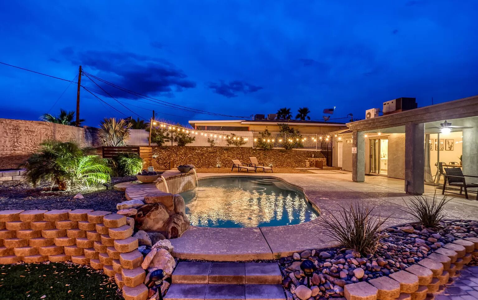 Piscine extérieure, piscine chauffée