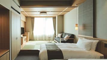 Chambre Supérieure avec lits jumeaux | Couette en duvet d'oie, coffres-forts dans les chambres