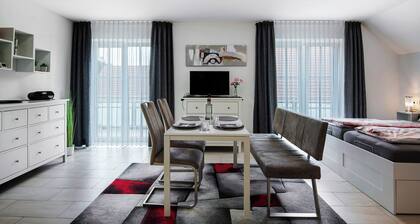 Einzimmerapartment 'Mia' mit Bergblick, Balkon und WLAN