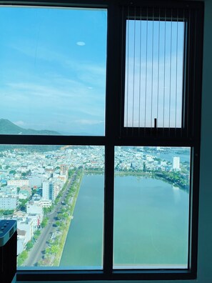 Blick von der Unterkunft