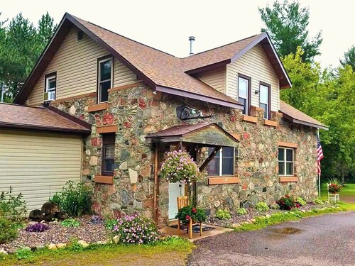 Rock Garden Rental next to Wisconsin Concrete Park