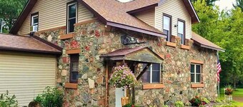 Rock Garden Rental next to Wisconsin Concrete Park