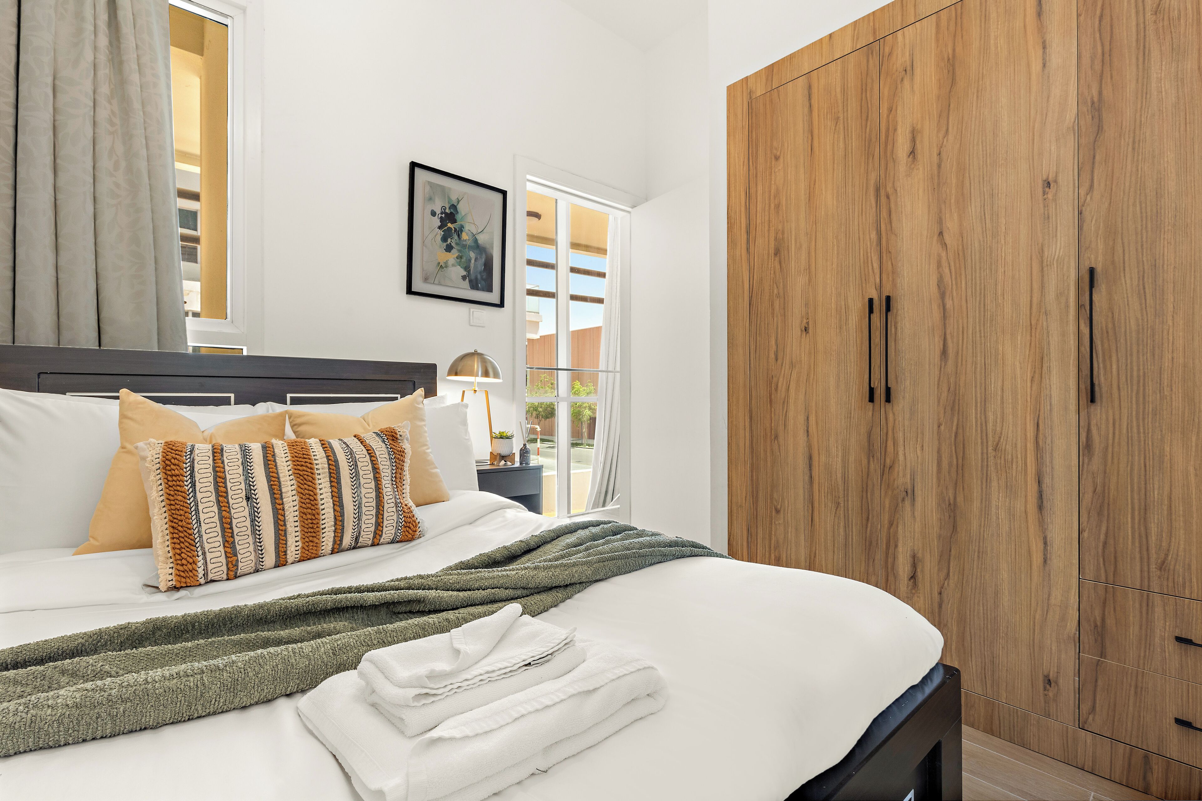 Executive-Apartment | Bettwäsche aus ägyptischer Baumwolle, hochwertige Bettwaren