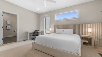 2 bedrooms, travel crib, WiFi, bed sheets