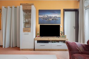 Televisión y reproductor de DVD 