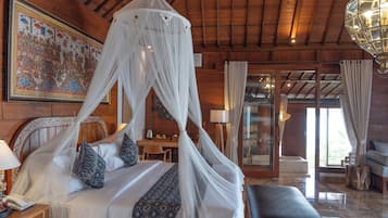 One Bedroom Grand Suite Pool Villa | Premium bedding, in-room safe, desk, free WiFi