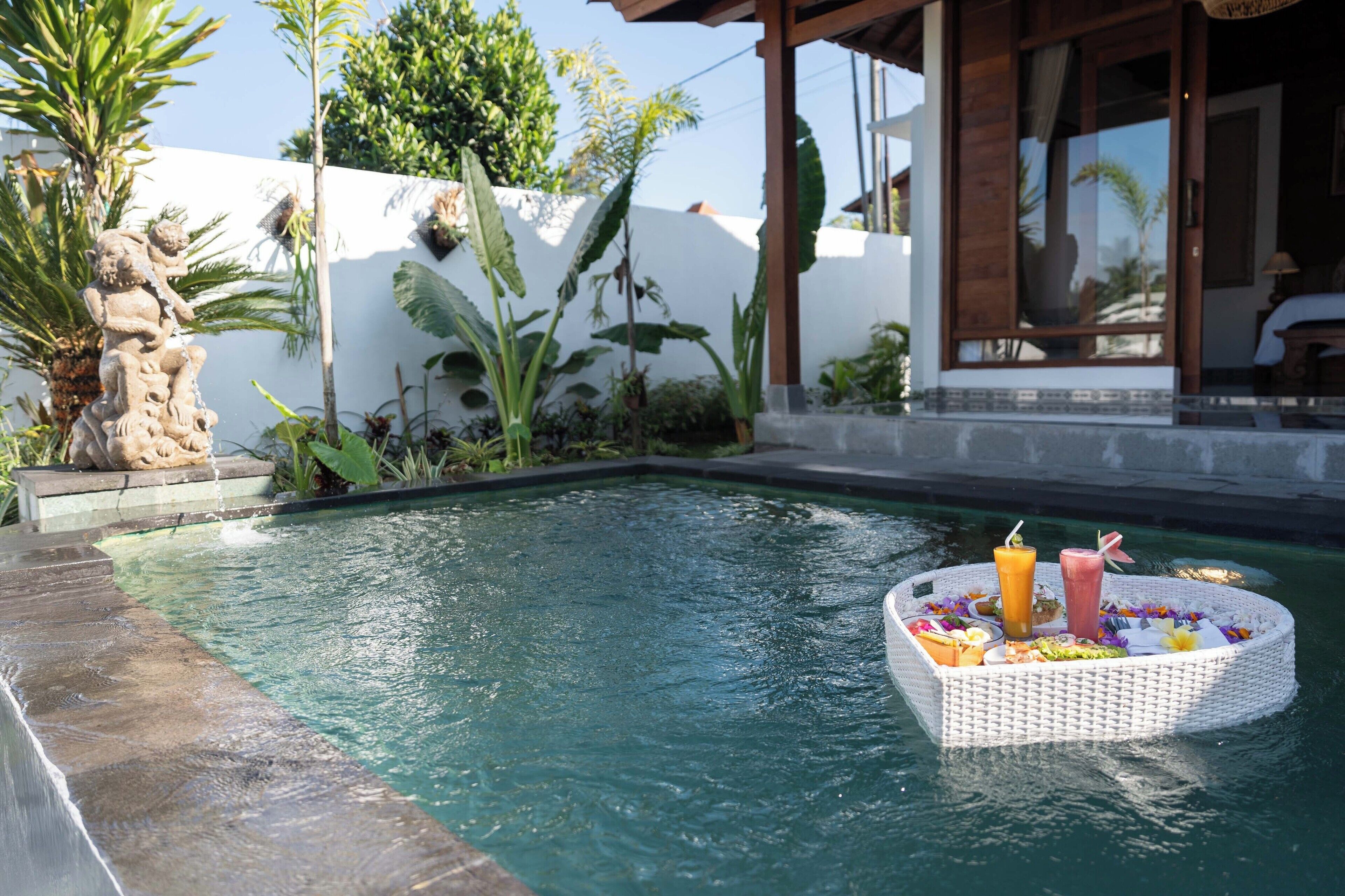Una piscina techada