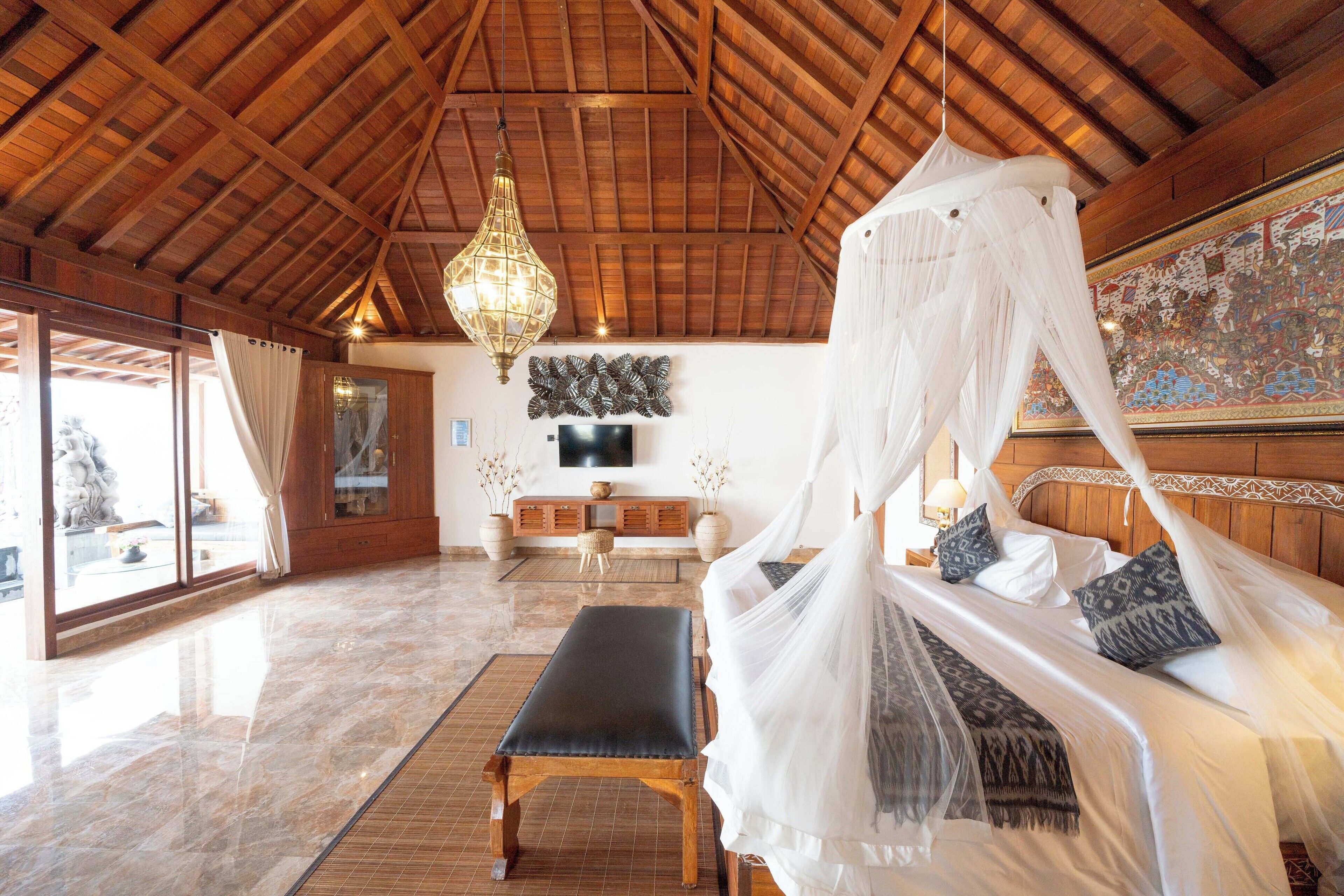 One Bedroom Grand Suite Pool Villa | Sengetøy av topp kvalitet, safe på rommet og skrivebord