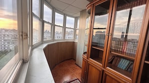 Quarto casal superluxo, vista para a cidade | Sacada