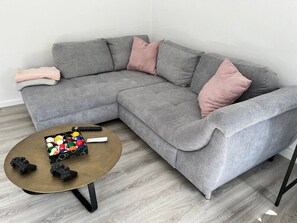 Smart-TV, Videospiele, Stereoanlage