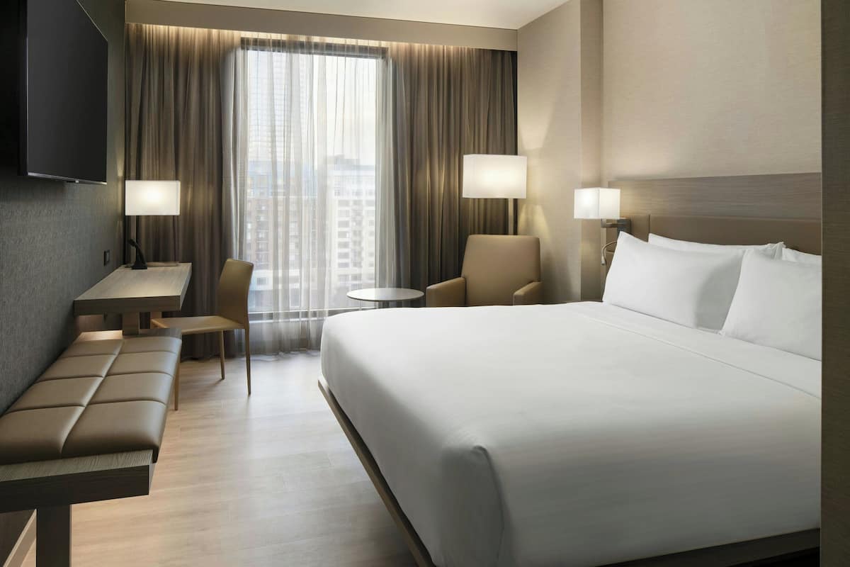 Premium bedding, pillow-top beds, in-room safe, desk