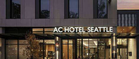 Front of property – evening/night