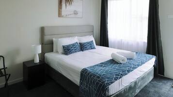 Desk, laptop workspace, soundproofing, iron/ironing board