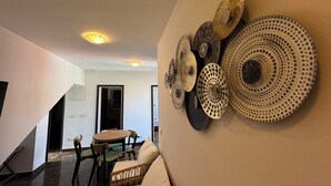 Appartement, balcon, vue mer | Coin séjour