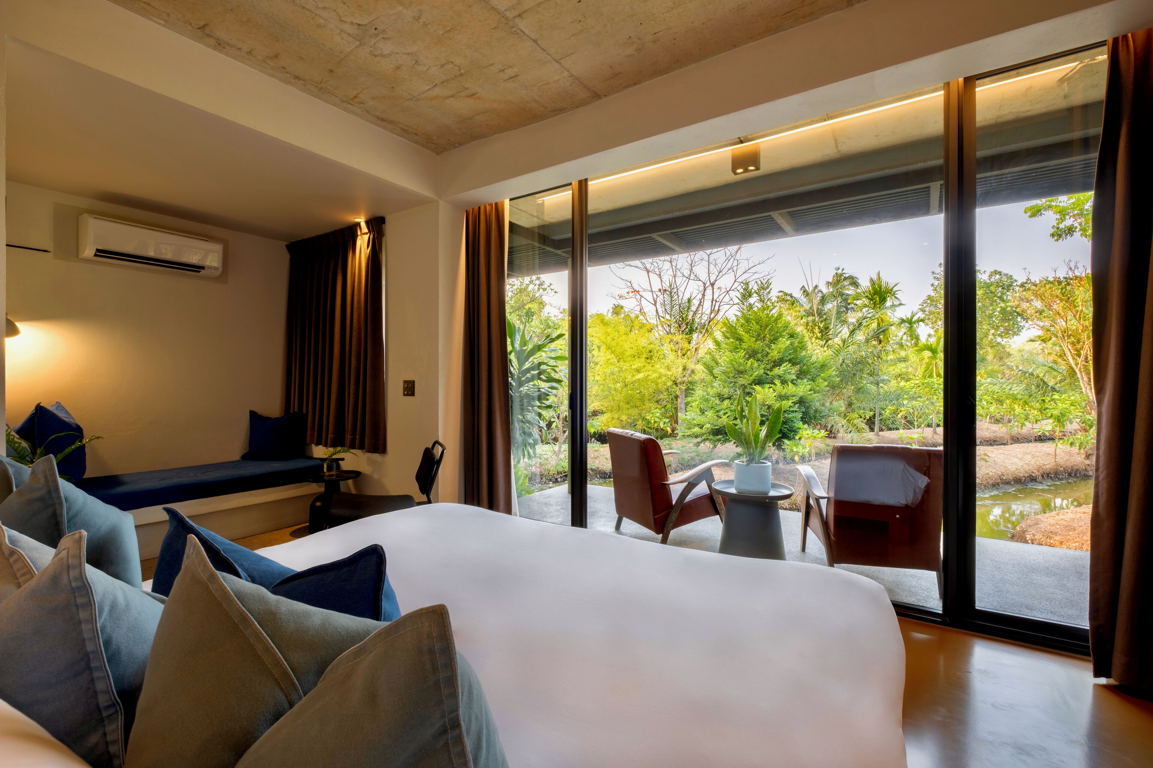 Kahden hengen deluxe-huone, näköala puutarhaan | Ilmaiset minibaarituotteet, yksilöllisesti sisustettu