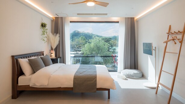 Chambre, 1 chambre (Room B1(No Kids/Private BBQ))