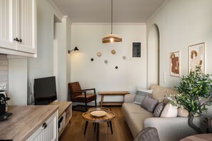 Superior Apartment, 1 Bedroom | Living area