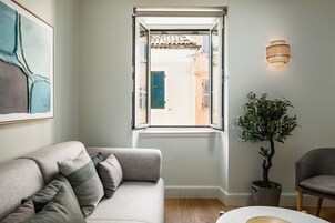 Superior Apartment, 2 Bedrooms, City View | Living area | 40-inch flat-screen TV with digital channels