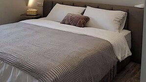 Chambre Standard double, salle de bain privée, vue sur la montagne