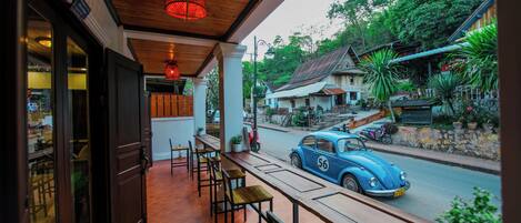 Majoituspaikan julkisivu