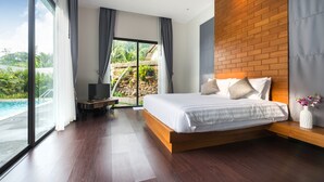 プレミアム ヴィラ ガーデンビュー | 3 室のベッドルーム、WiFi (無料)、客室ごとに異なる装飾、客室ごとに異なるインテリア