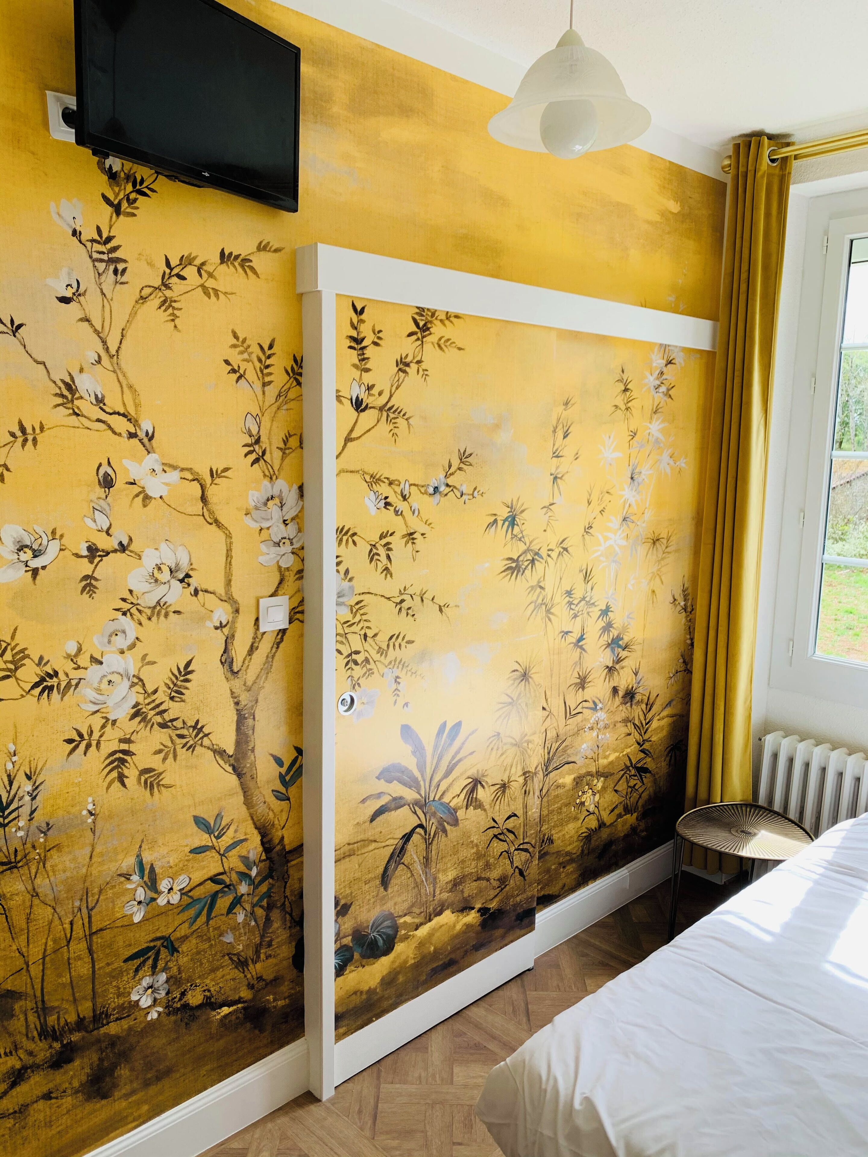 小型双人房 | 特色装修、笔记本电脑工作区、免费 WiFi