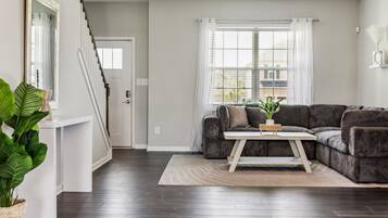 Smart-tv en een open haard