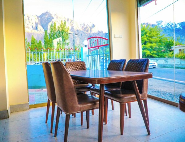 Utsikt fra overnattingsstedet