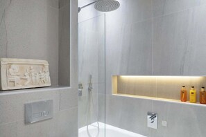 Shower, hair dryer